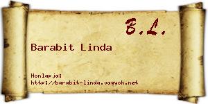 Barabit Linda névjegykártya